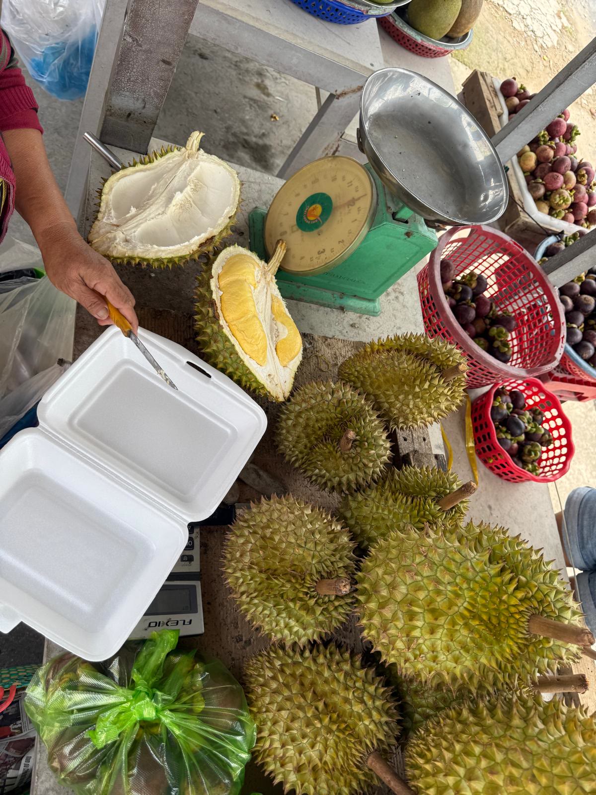 Chilled Durian Ginger Cup